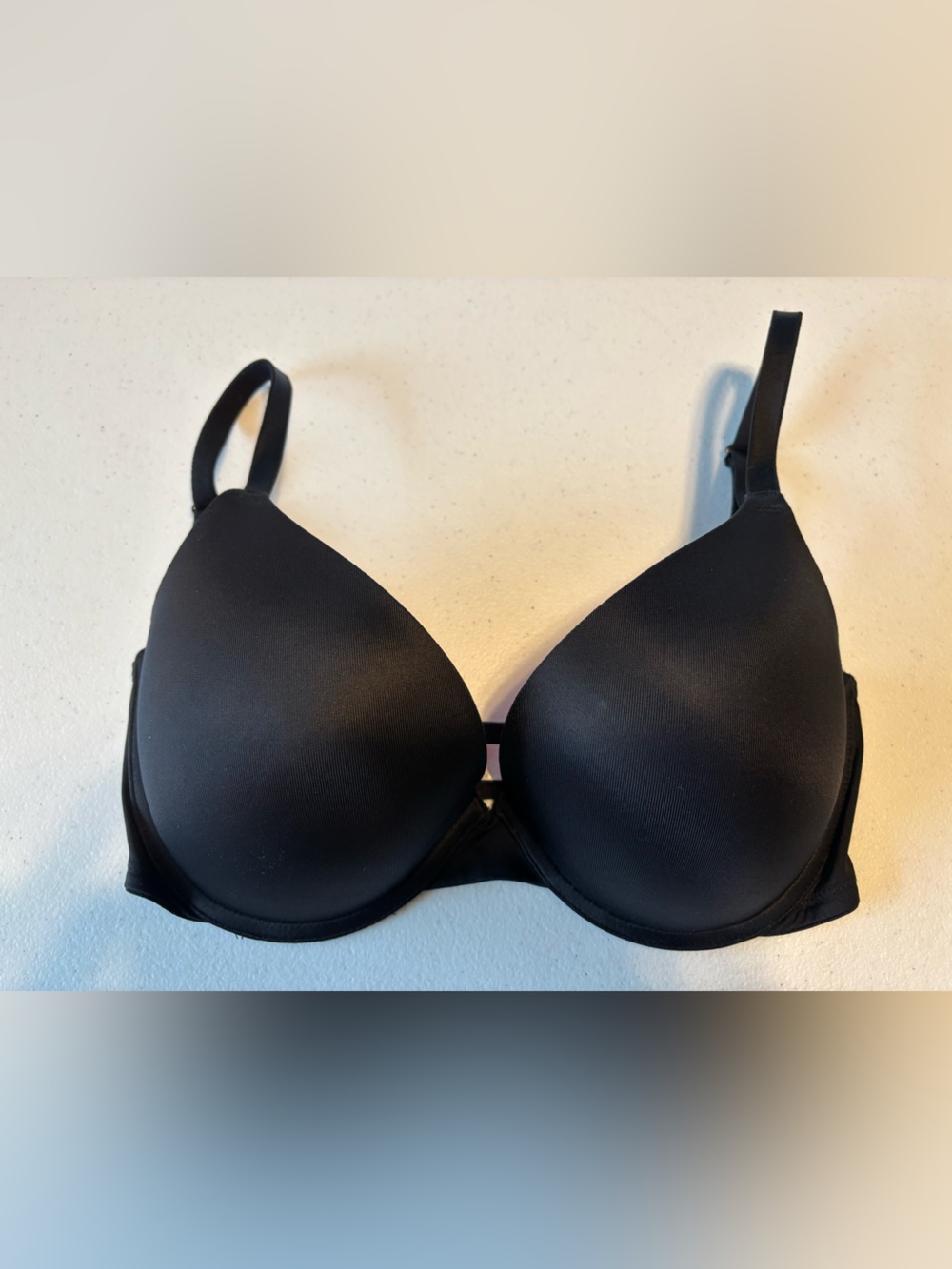 Pink victoria’s Secret black 32DD push-up bra